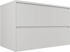 Style Line Тумба с раковиной Лима 90 Plus подвесная эмаль белая матовая – фотография-2